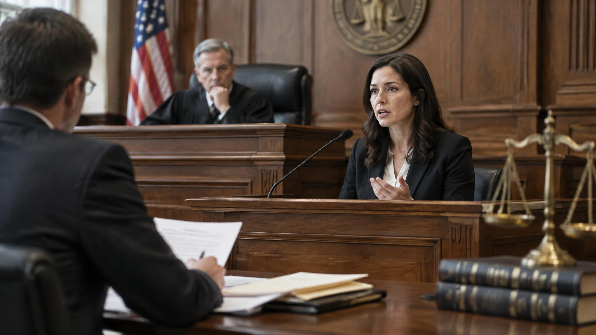 courtroom scene